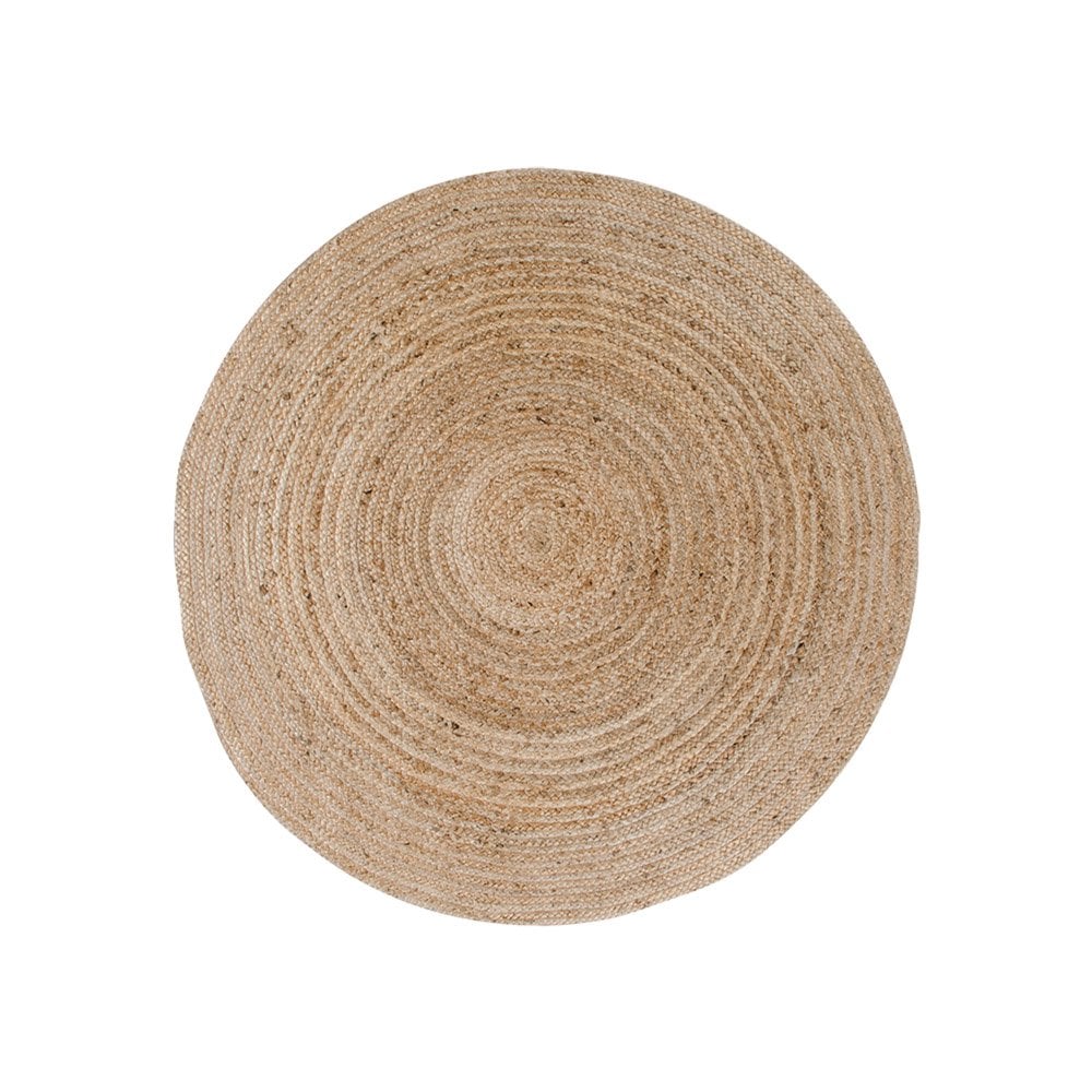 Bombay Vloerkleed - Gevlochten jute, naturel - Ø90 cm House Nordic ApS