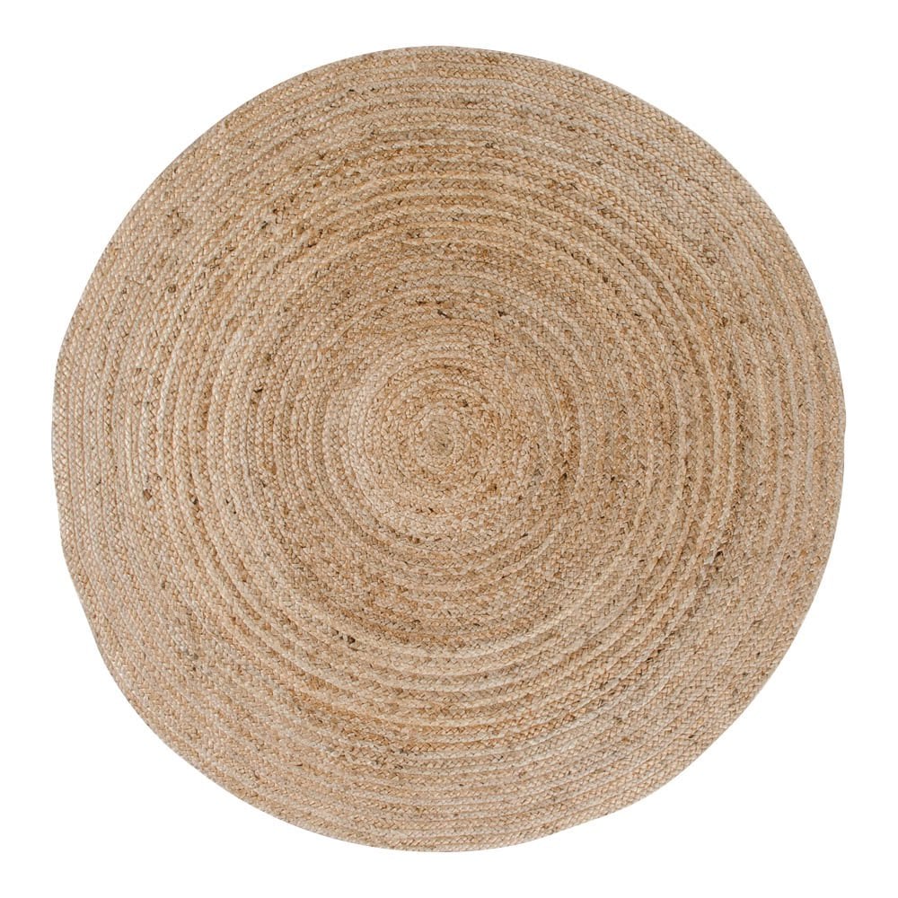 Bombay Vloerkleed - Naturel, Jute, Ø180cm House Nordic ApS