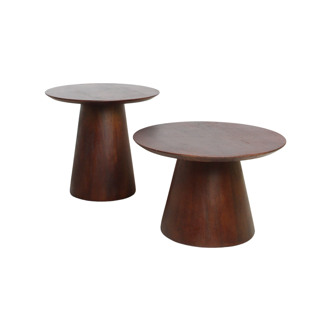 Bullnose cone bijzettafel 55cm Raw Materials