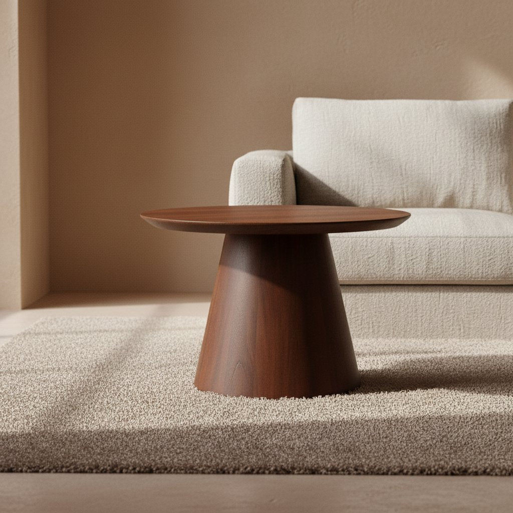 Bullnose cone bijzettafel 55cm Raw Materials