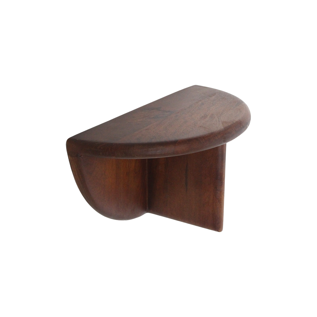 Bullnose mangohouten wandplank - 38x19x19 cm Raw Materials