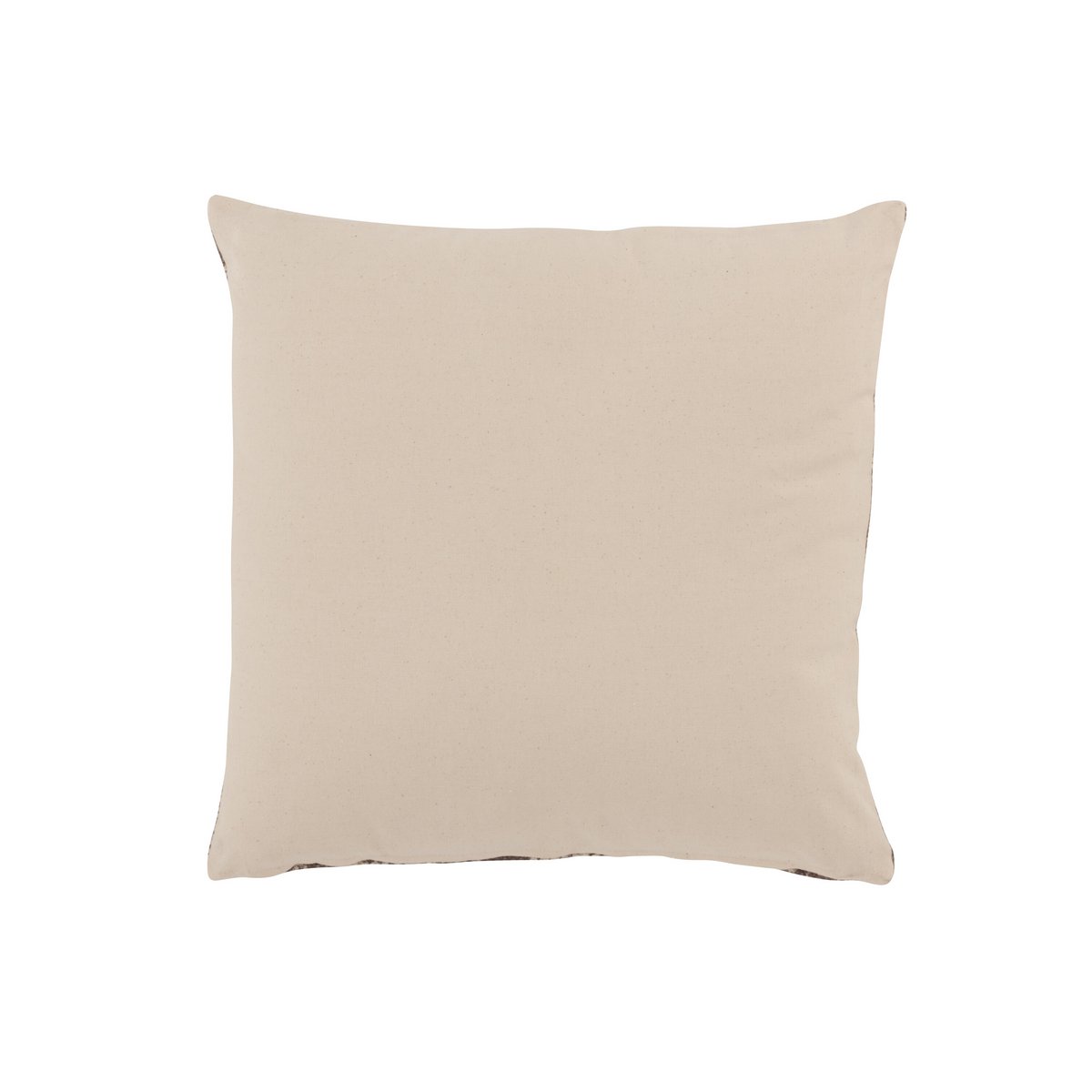 J-Line cushion Diamond pattern - cotton - brown/white