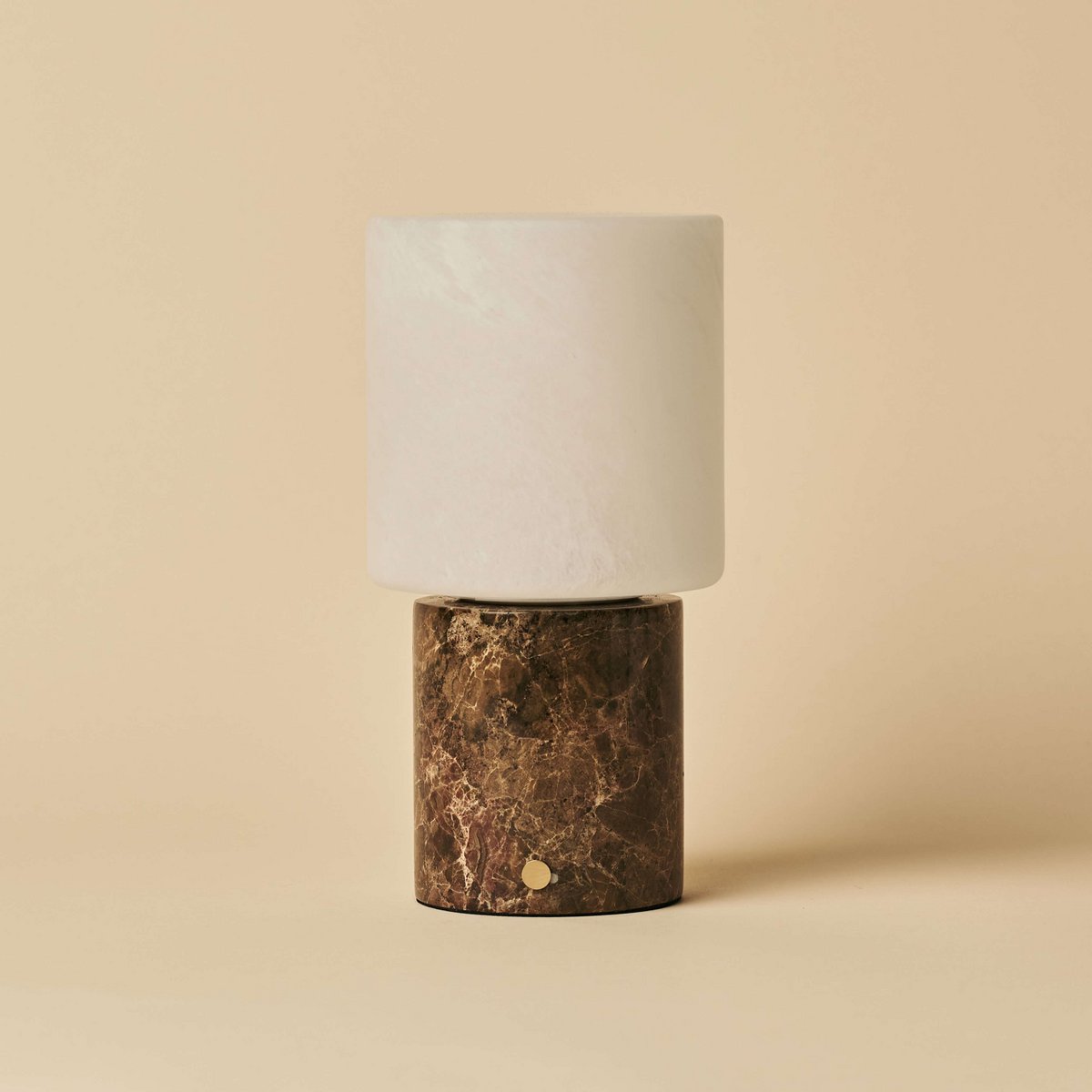 Cuyp Brown / Emperador Dark - Marble Laidable Table Lamp - Draadloos, USB -oplaadbaar en maximaal 100 uur looptijd Tavellio - Amsterdam