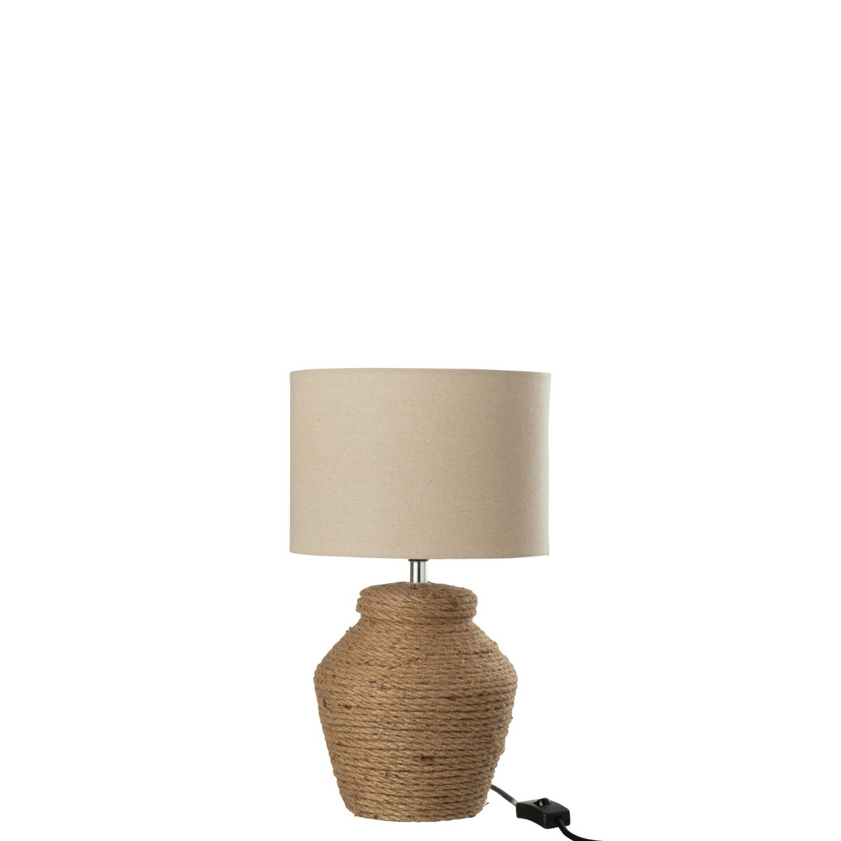 J-Line lamp Meli - ceramic - linen shade - small