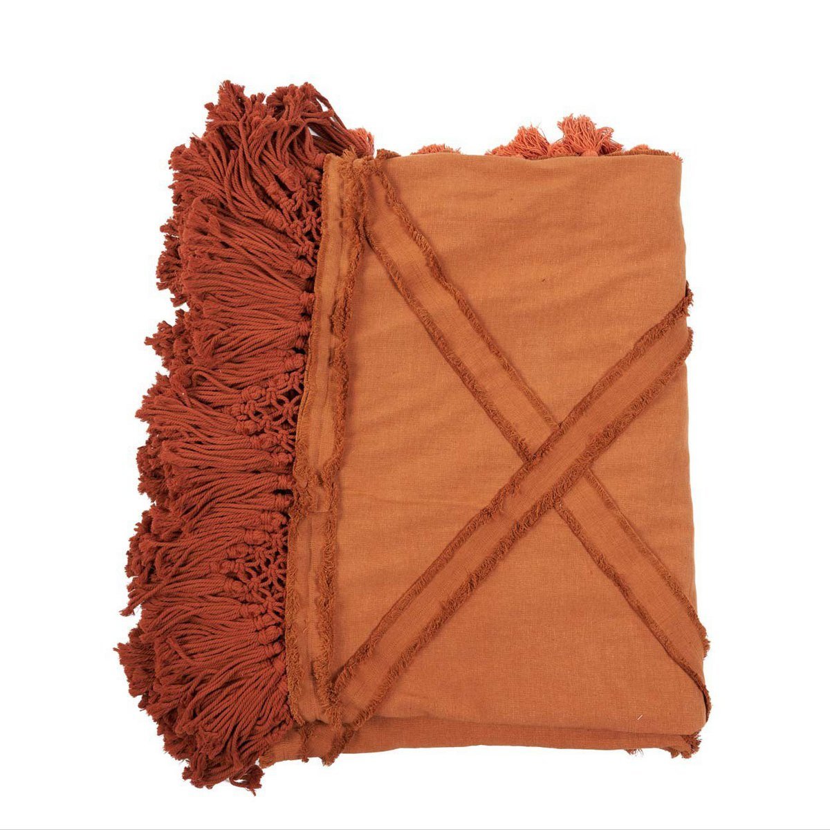 De Berber-bedsprei - Terracotta Bazar Bizar Living