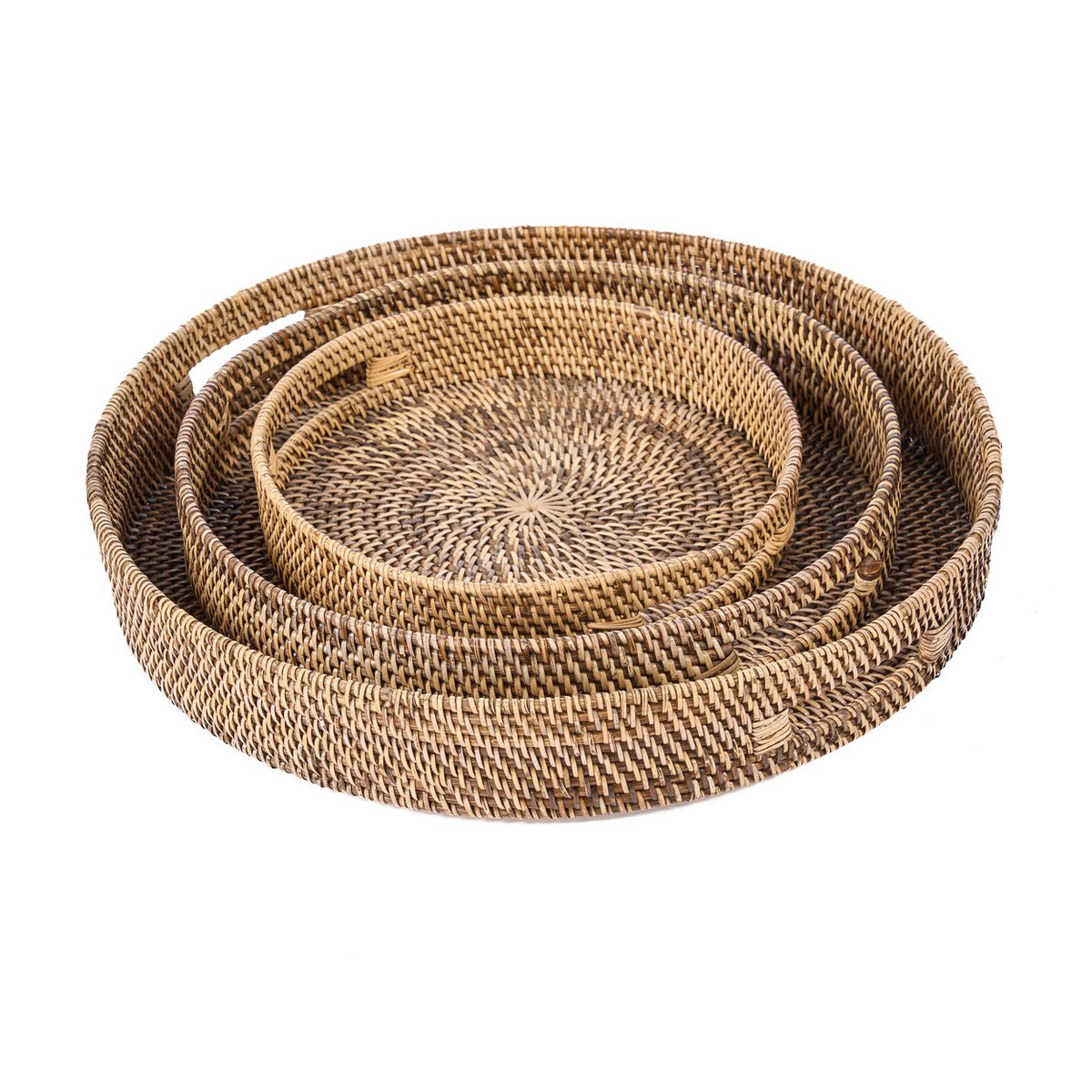 De Carry-All Dienbladen - Natuurlijk Bruin - L Bazar Bizar Living