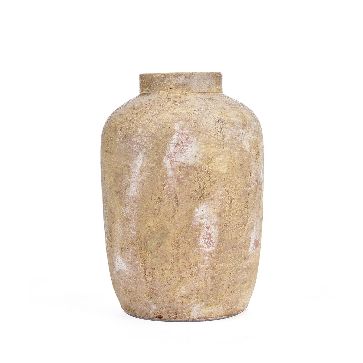 De Clay Echo Vaas - Crème - M Bazar Bizar Living