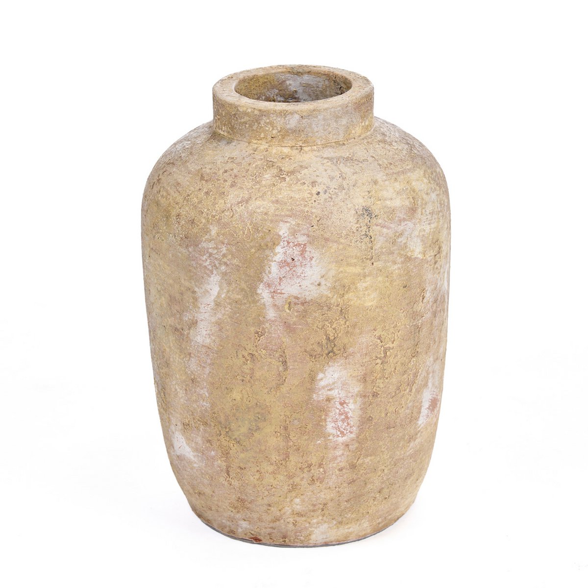 De Clay Echo Vaas - Crème - M Bazar Bizar Living