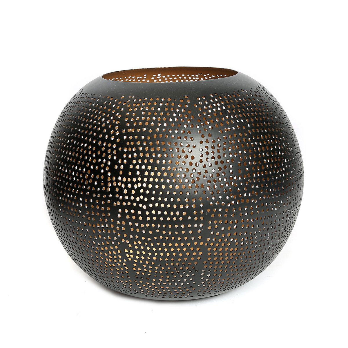 De Doorboorde Bal - Zwart Goud - XL Bazar Bizar Living