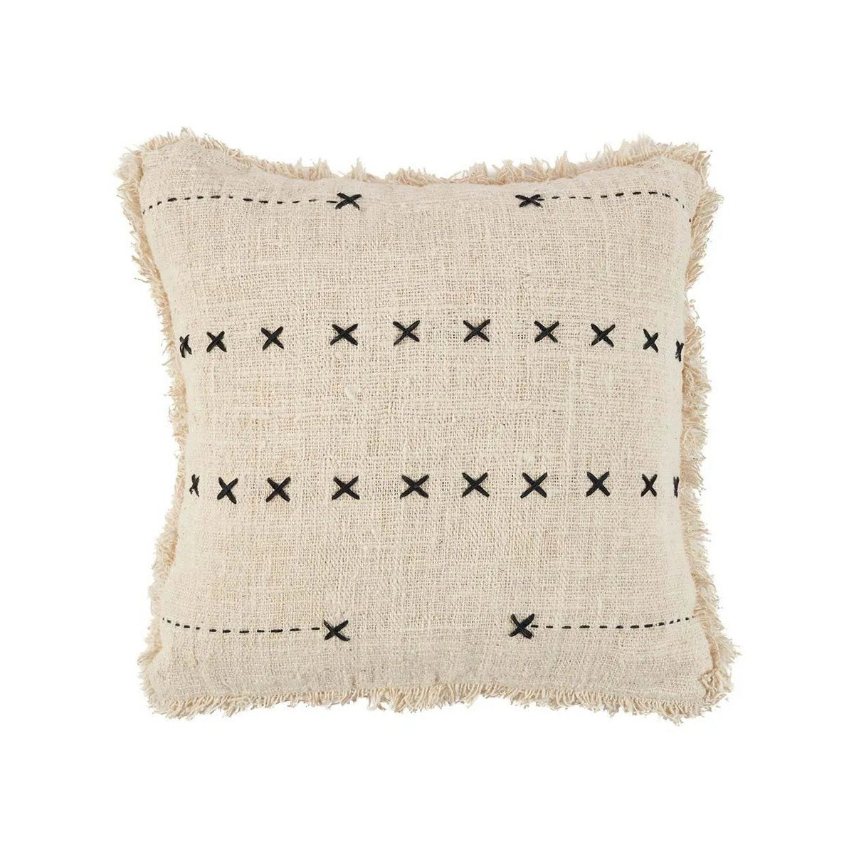 De French Kiss Kussenhoes - Natuurlijk Zwart Bazar Bizar Living