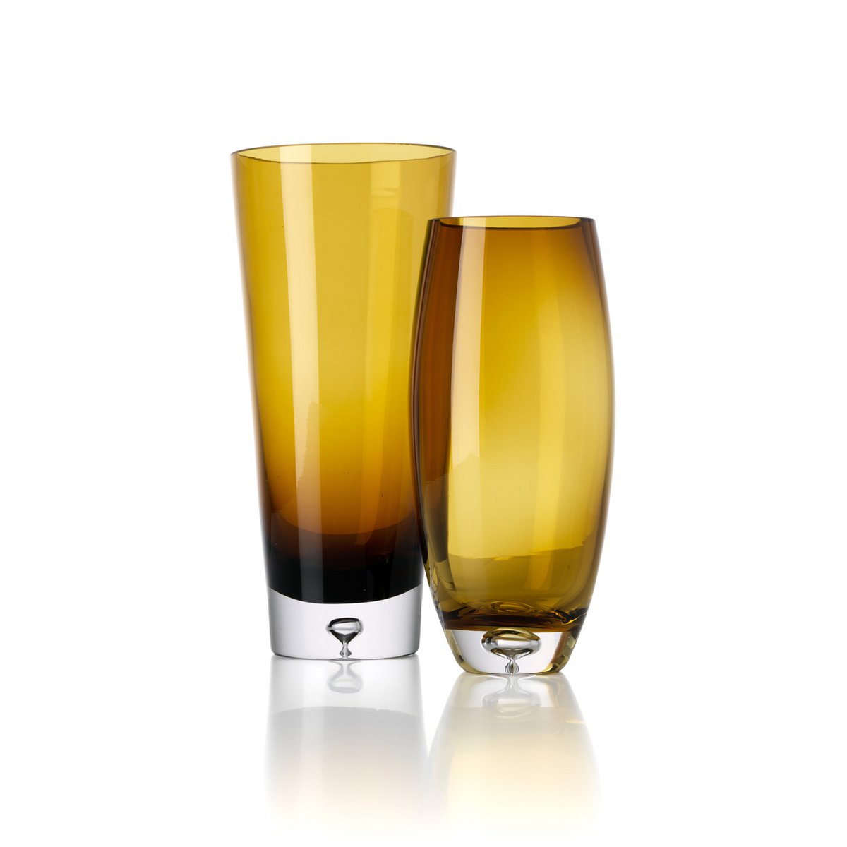 De Honey Glow Vaas - Bruin Goud - M Bazar Bizar Living