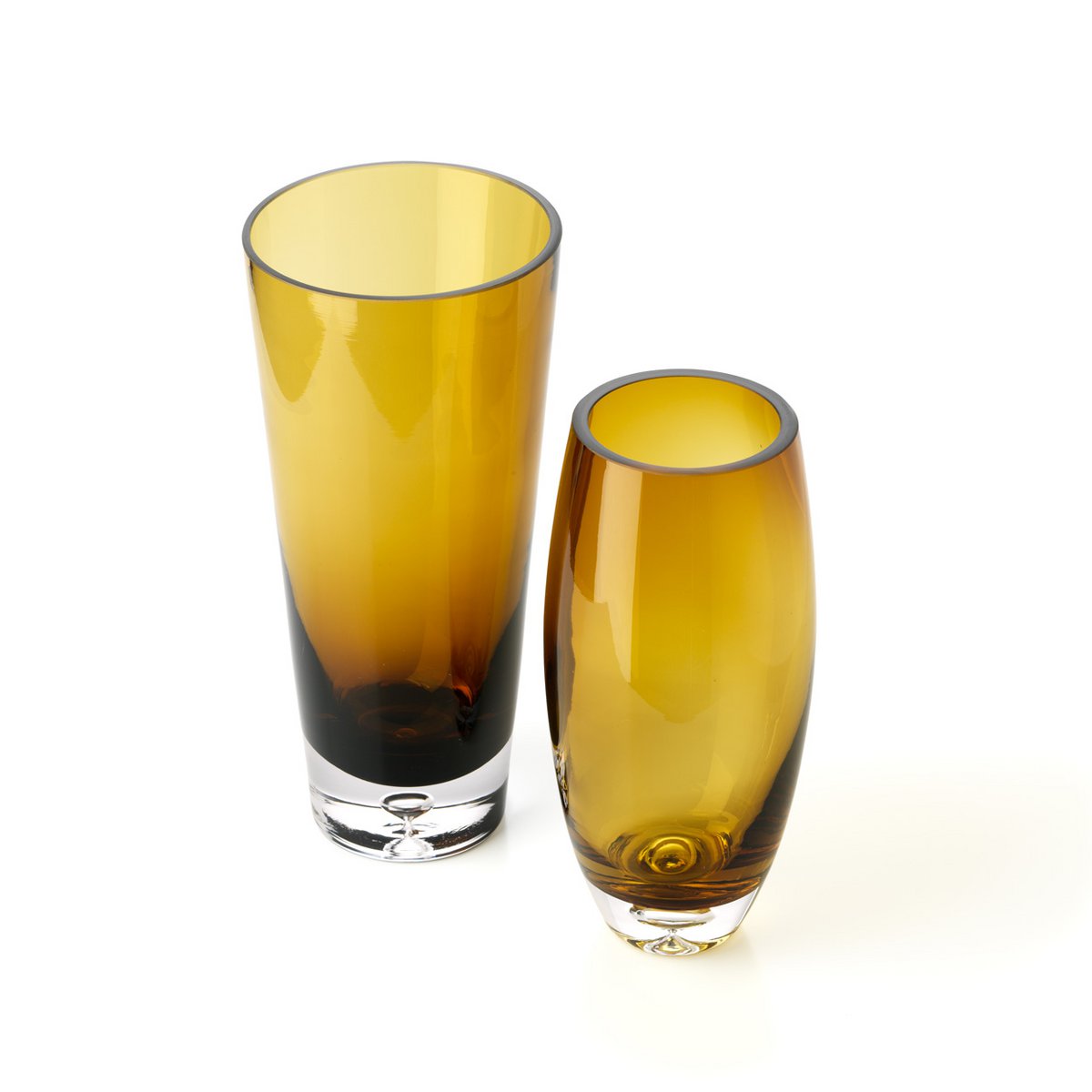 De Honey Glow Vaas - Bruin Goud - M Bazar Bizar Living