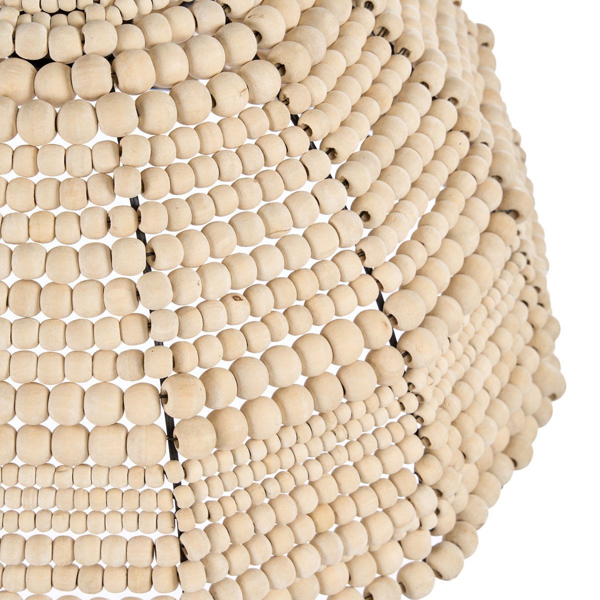 De Houten Bead Dome Hanger - Naturel Bazar Bizar Living