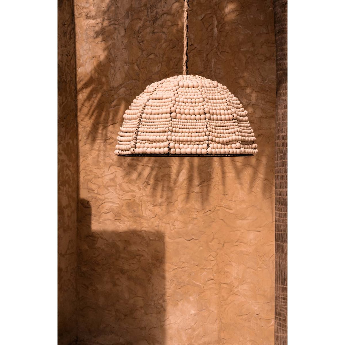 De Houten Bead Dome Hanger - Naturel Bazar Bizar Living