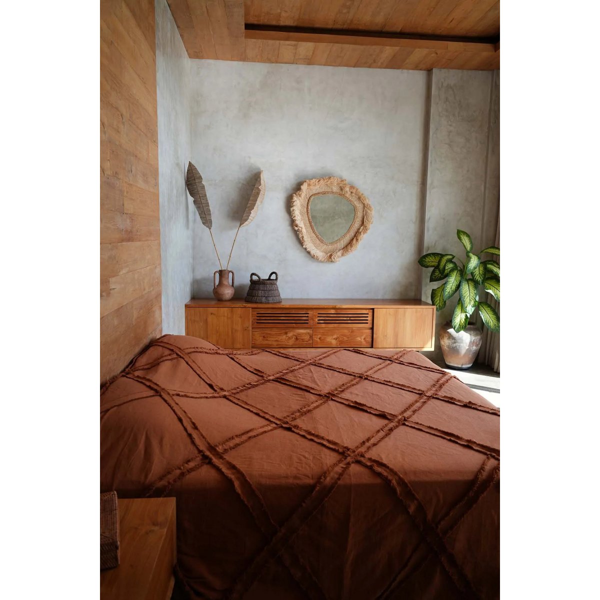 De La Contessa Spiegel - Naturel - L Bazar Bizar Living