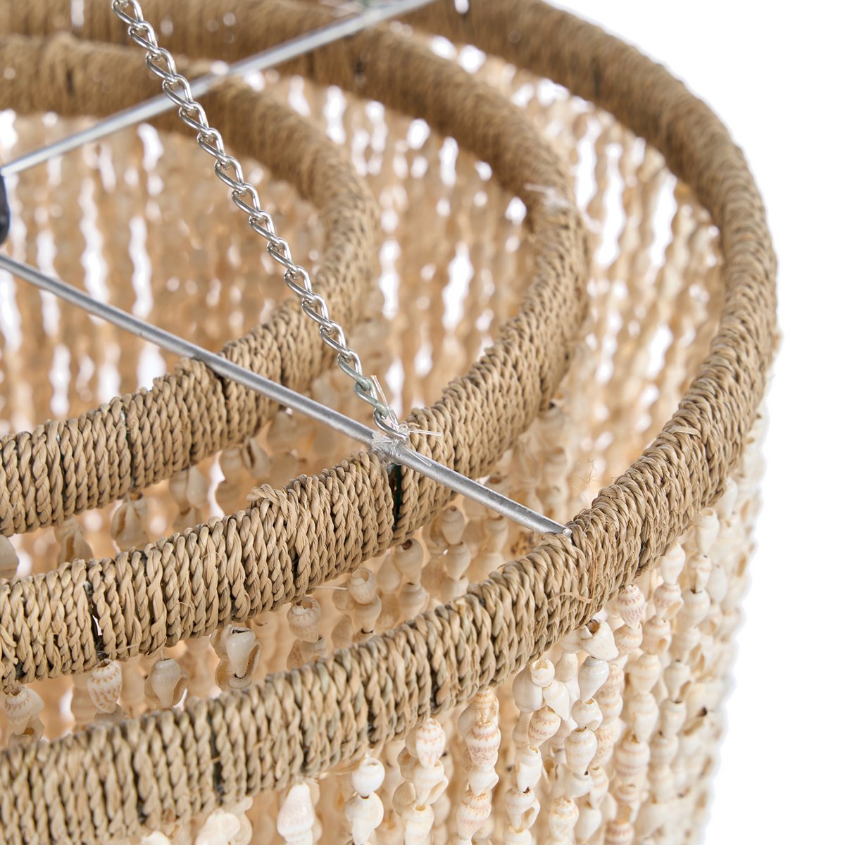 De Lagoon Shell-kroonluchter - Naturel - M Bazar Bizar Living