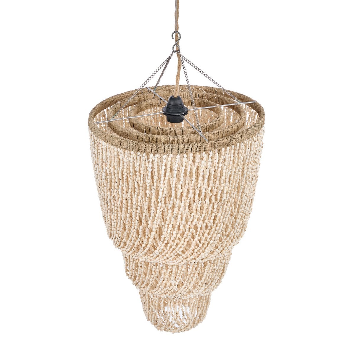 De Lagoon Shell-kroonluchter - Naturel - M Bazar Bizar Living