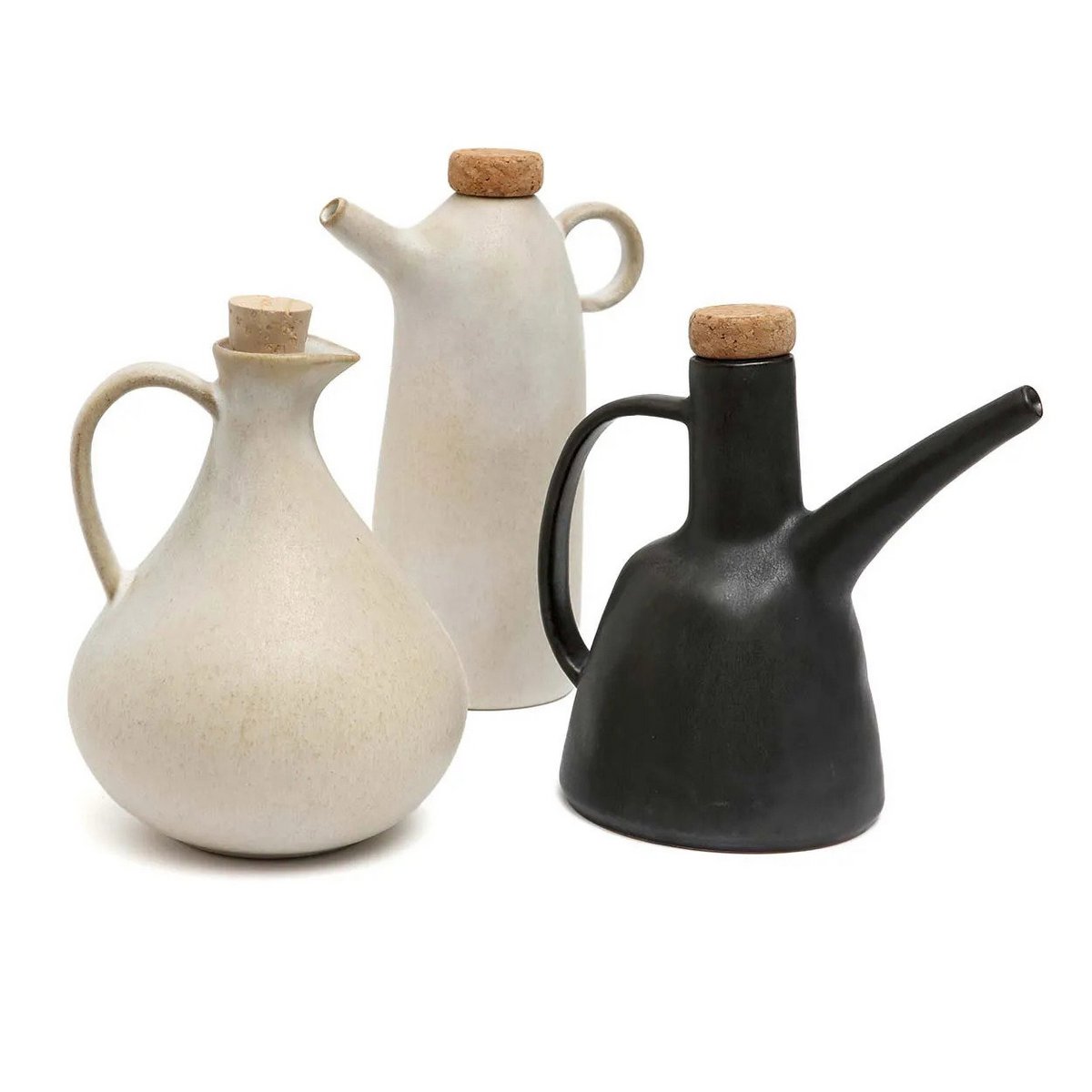De olijfoliefles n ° 80 - wit Bazar Bizar Living