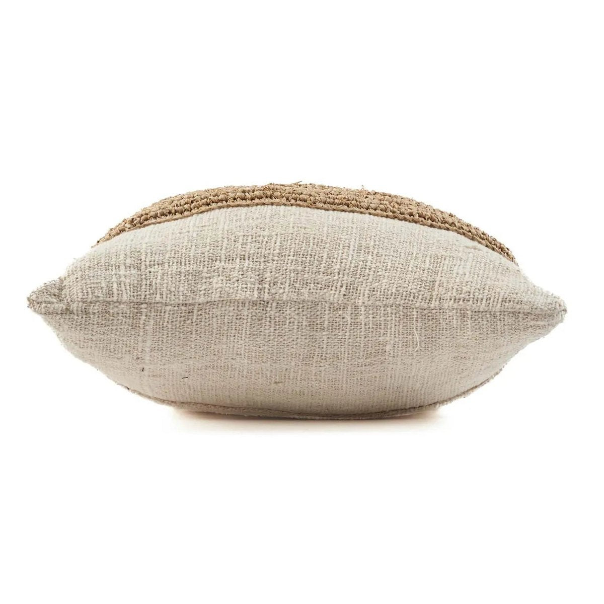 De Raffia Stempel Kussenhoes - Natuurlijk Bazar Bizar Living