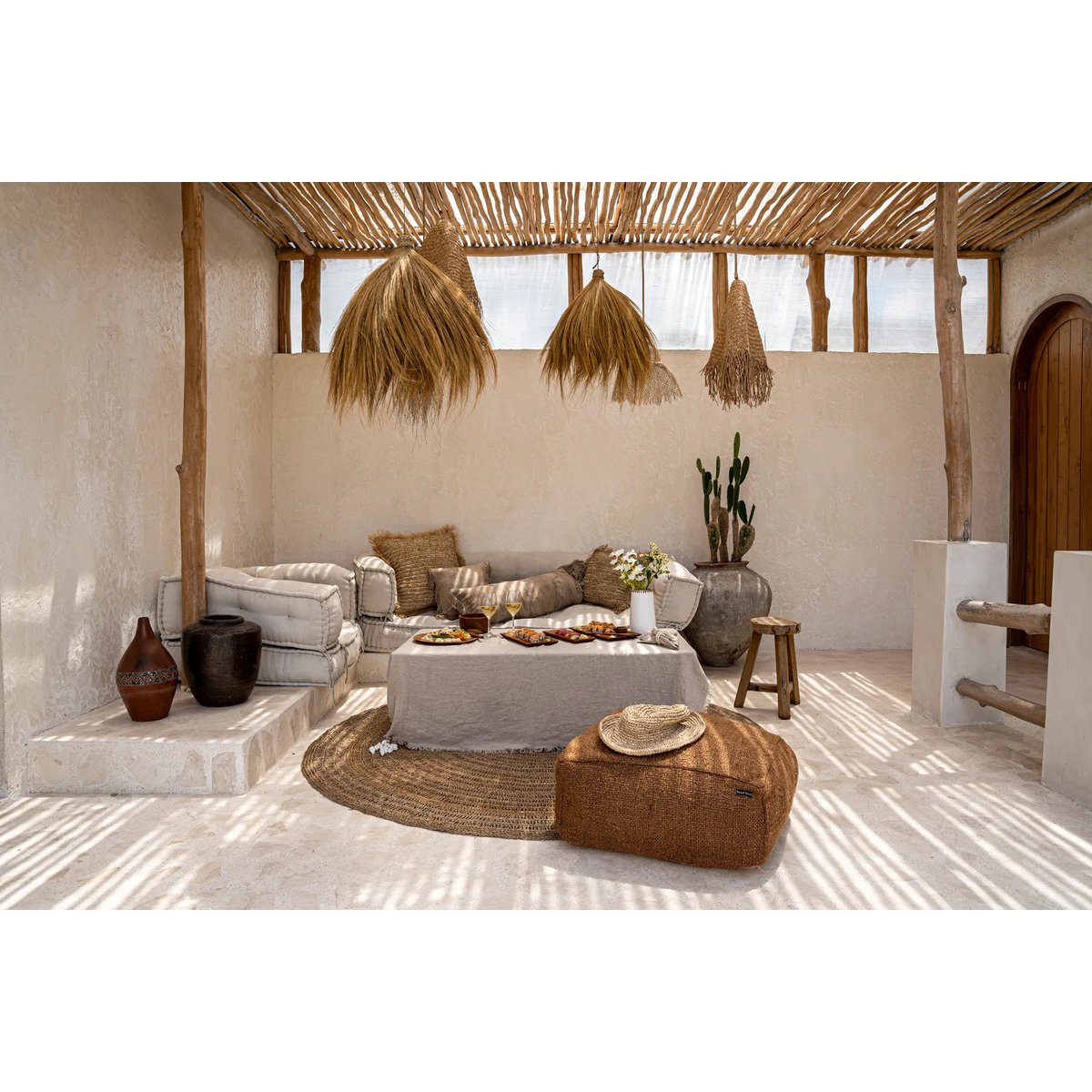 De Rayung Hut-hanger - Natuurlijk - L Bazar Bizar Living