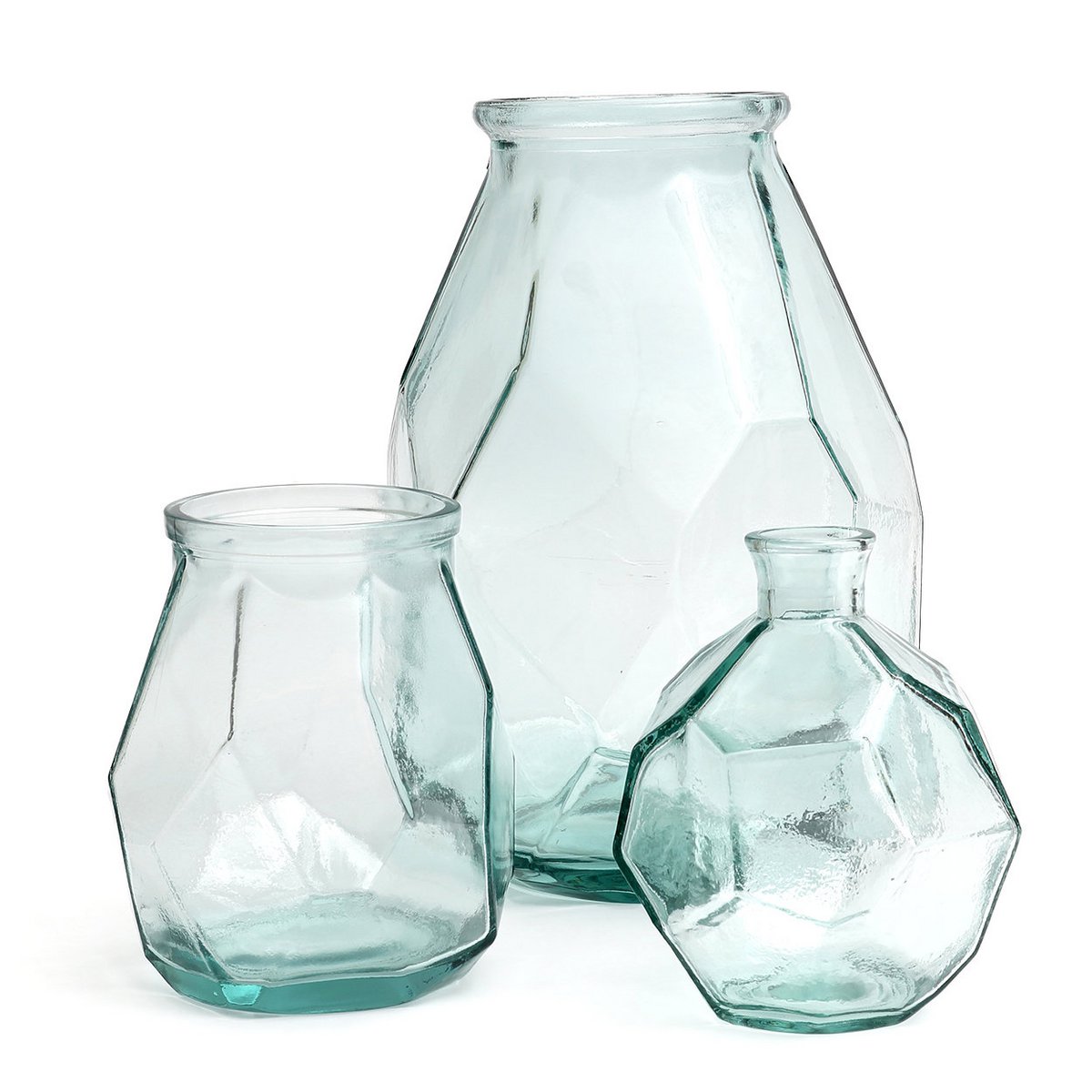 De Ronde Origami Vaas - Blauw Bazar Bizar Living