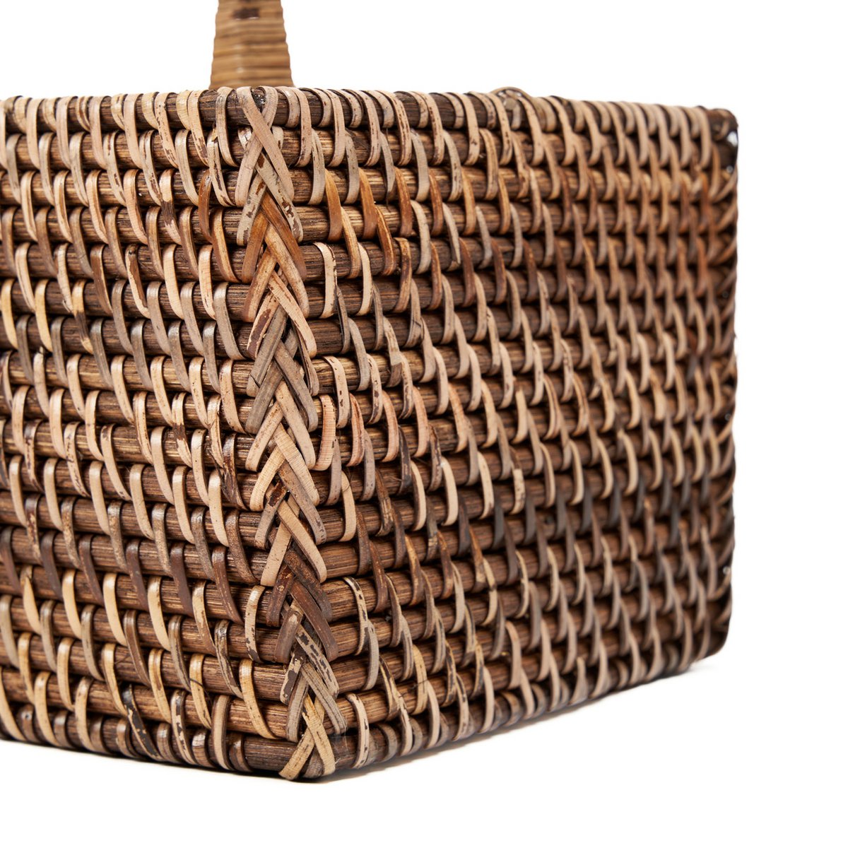 De rotan bestekbak N°4 - Natuurlijk bruin Bazar Bizar Living