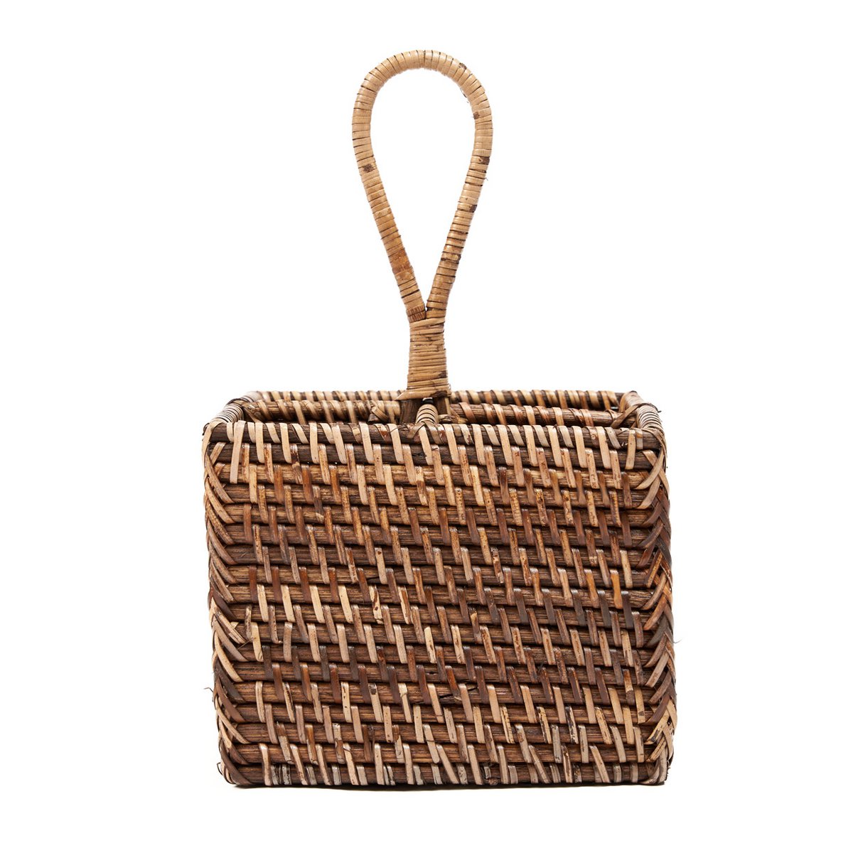 De rotan bestekbak N°4 - Natuurlijk bruin Bazar Bizar Living