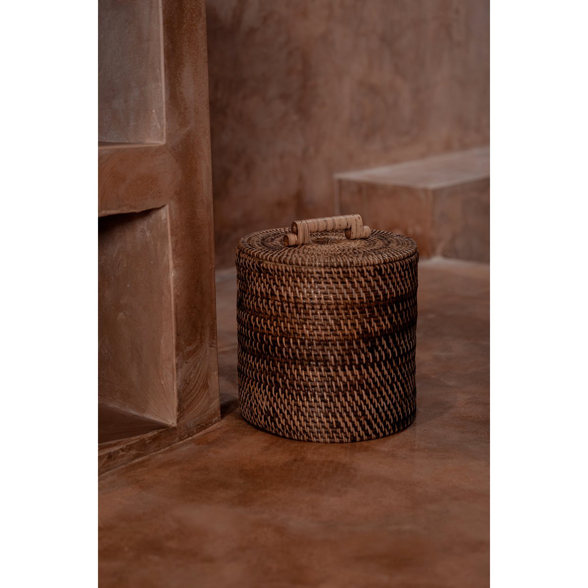 De Rotan Bin Laag - Naturel Bruin Bazar Bizar Living