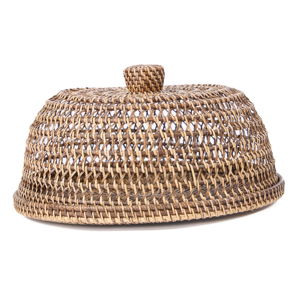 De Rotan Voedselhoes - Natuurlijk Bruin - L Bazar Bizar Living