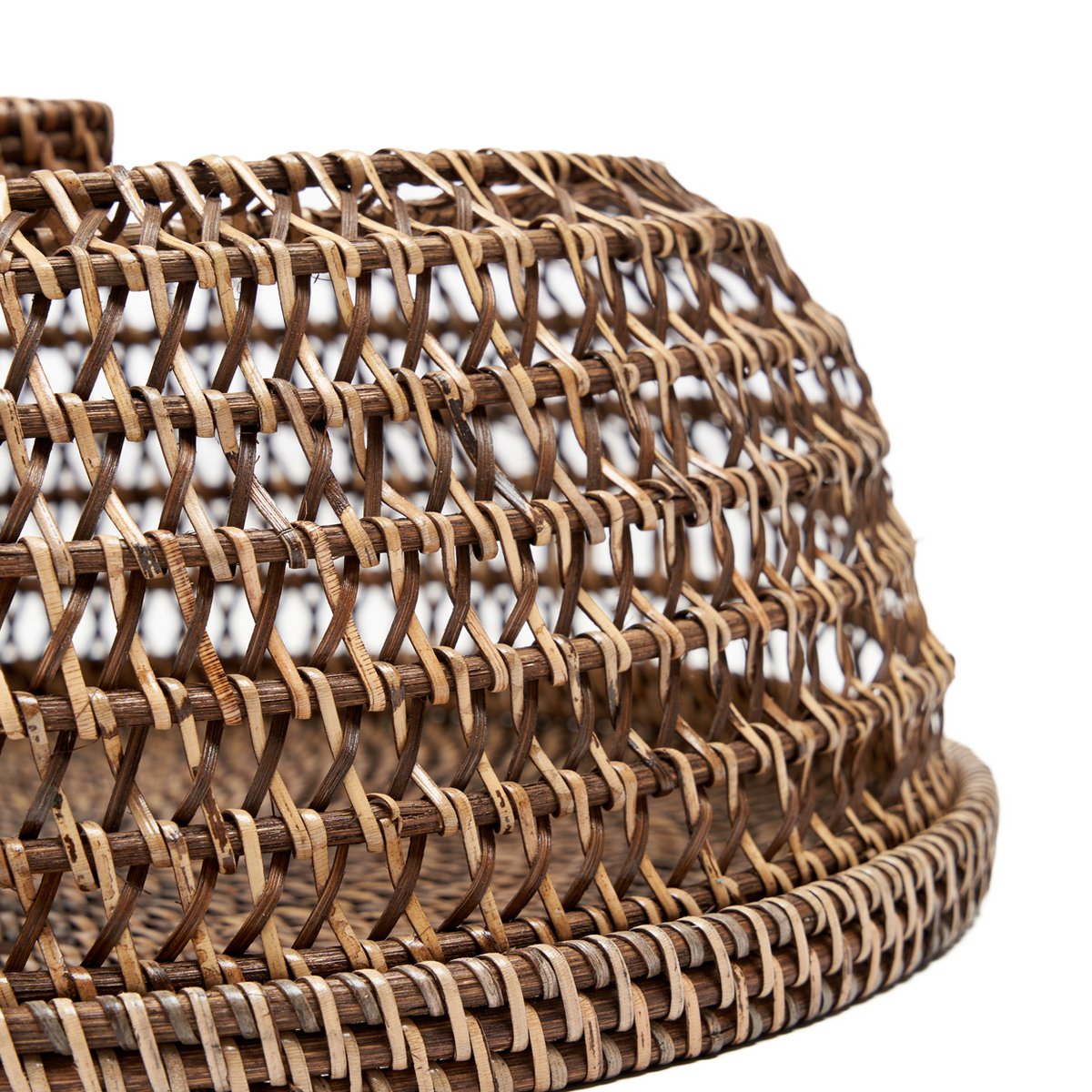 De Rotan Voedselhoes - Natuurlijk Bruin - L Bazar Bizar Living