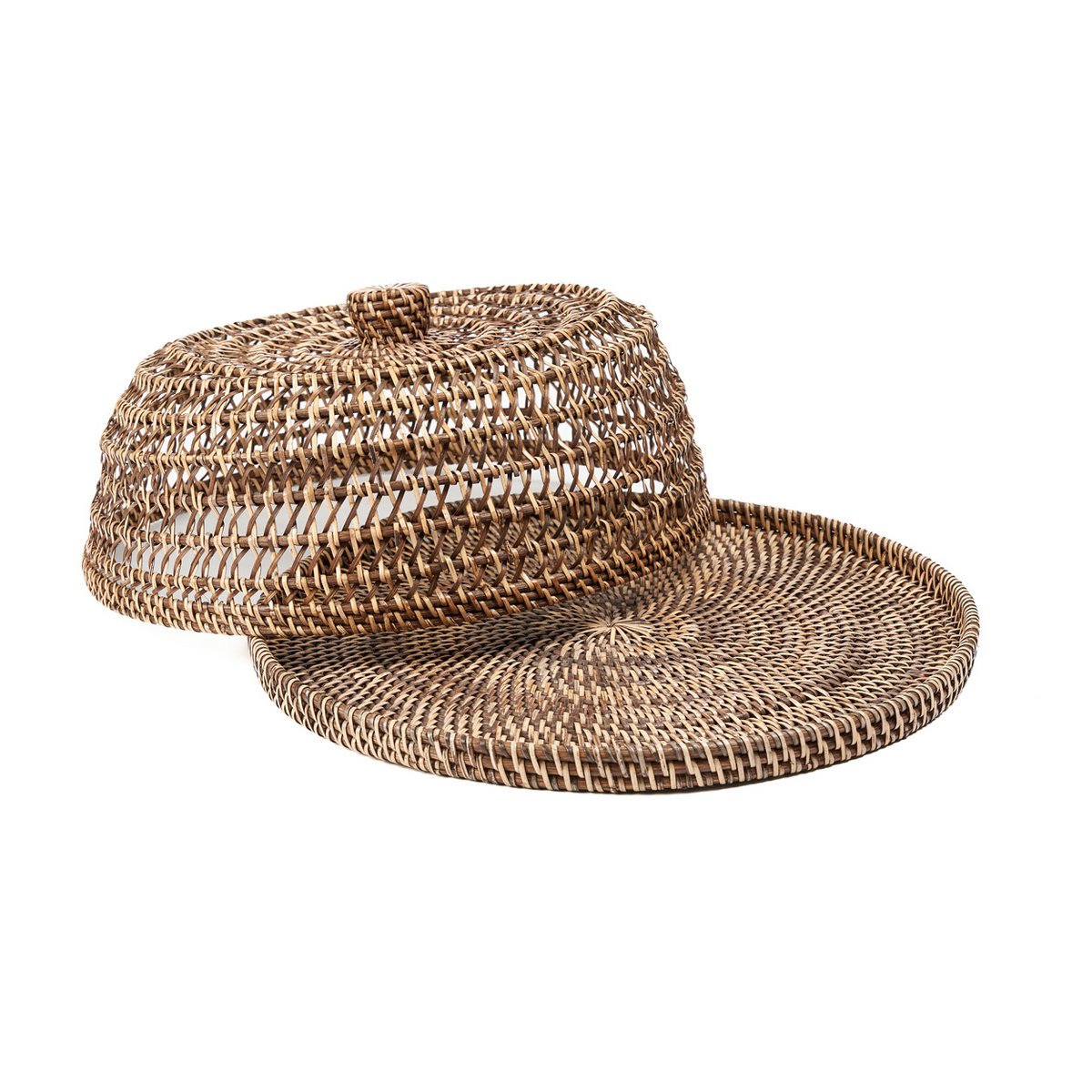 De Rotan Voedselhoes - Natuurlijk Bruin - L Bazar Bizar Living