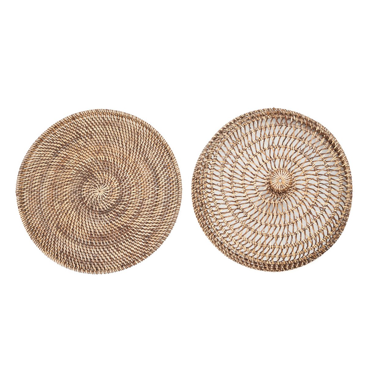 De Rotan Voedselhoes - Natuurlijk Bruin - L Bazar Bizar Living