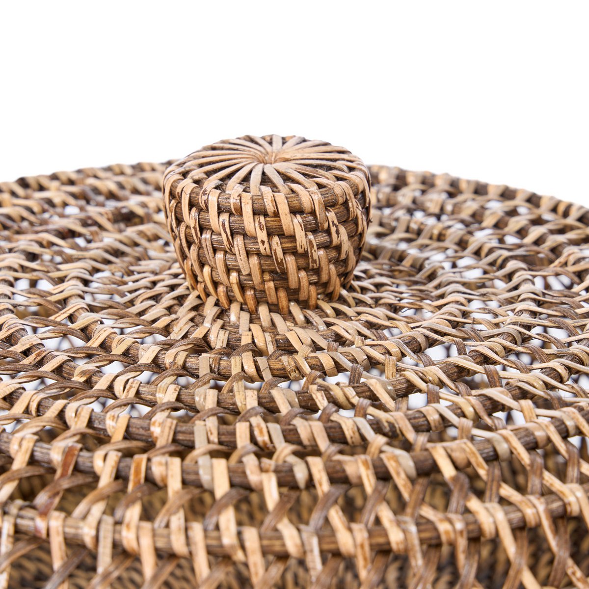 De Rotan Voedselhoes - Natuurlijk Bruin - L Bazar Bizar Living