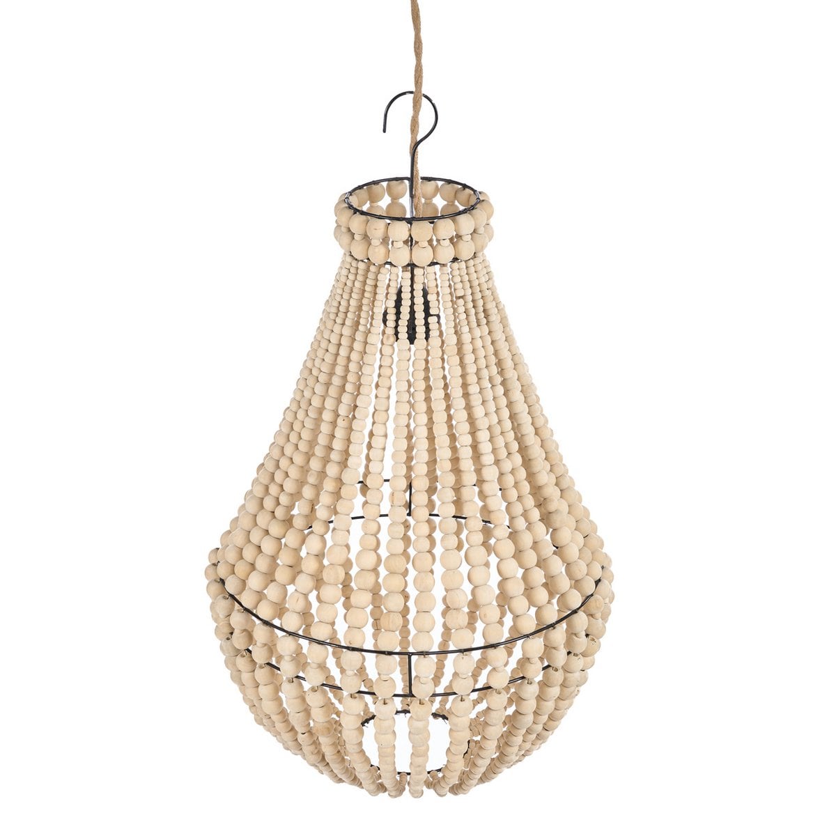 De Teardrop Kroonluchter - Naturel - M Bazar Bizar Living