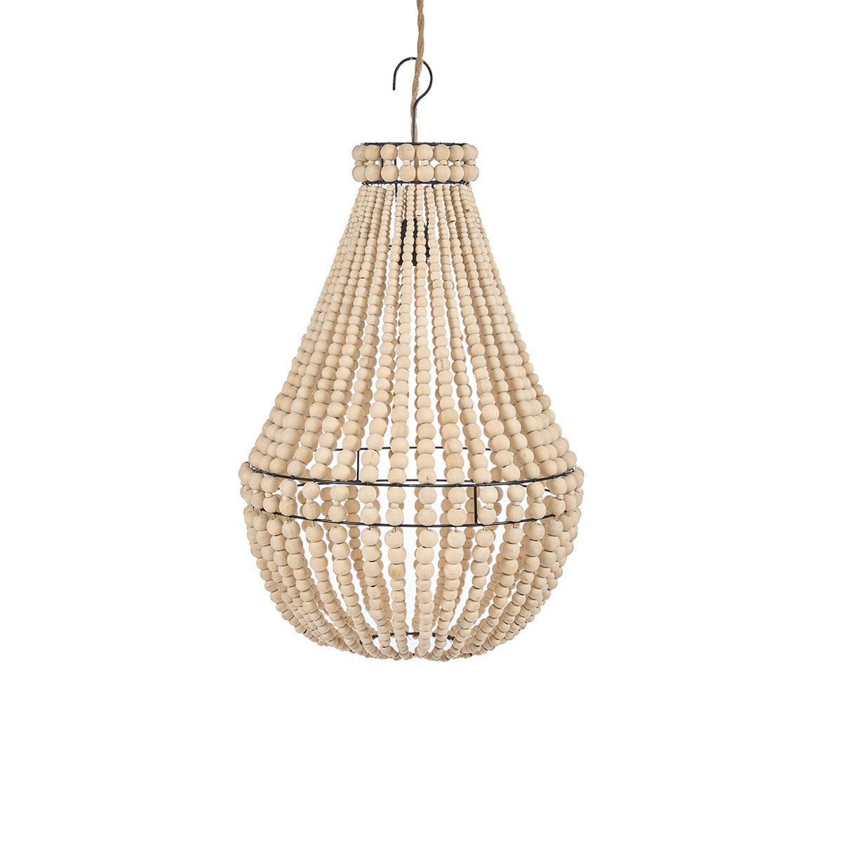 De Teardrop Kroonluchter - Naturel - M Bazar Bizar Living