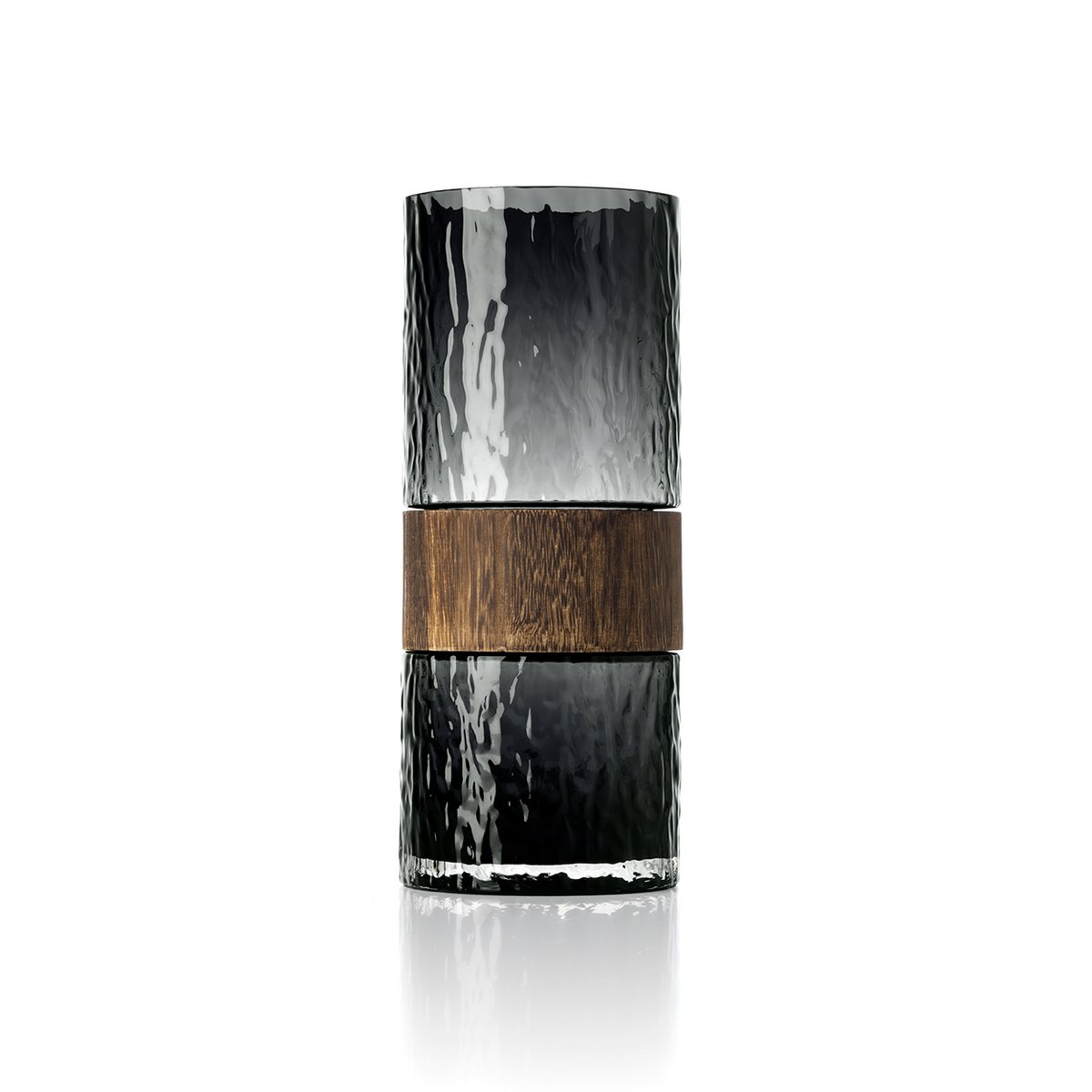De Wood You Be Mine Vaas - Donkergrijs - L Bazar Bizar Living