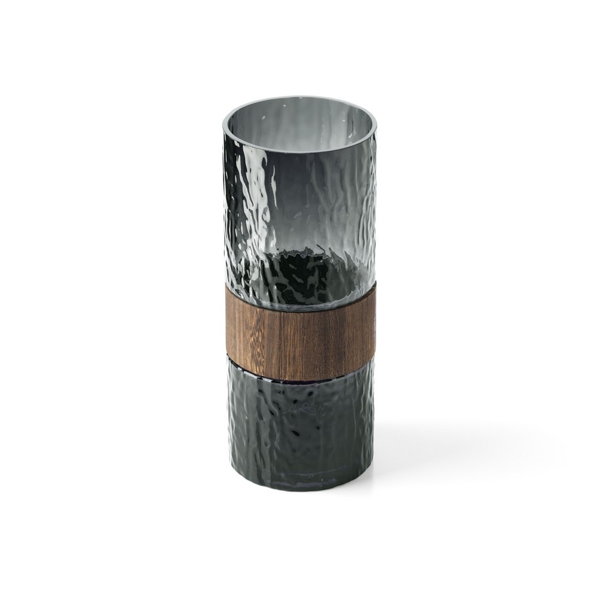 De Wood You Be Mine Vaas - Donkergrijs - L Bazar Bizar Living