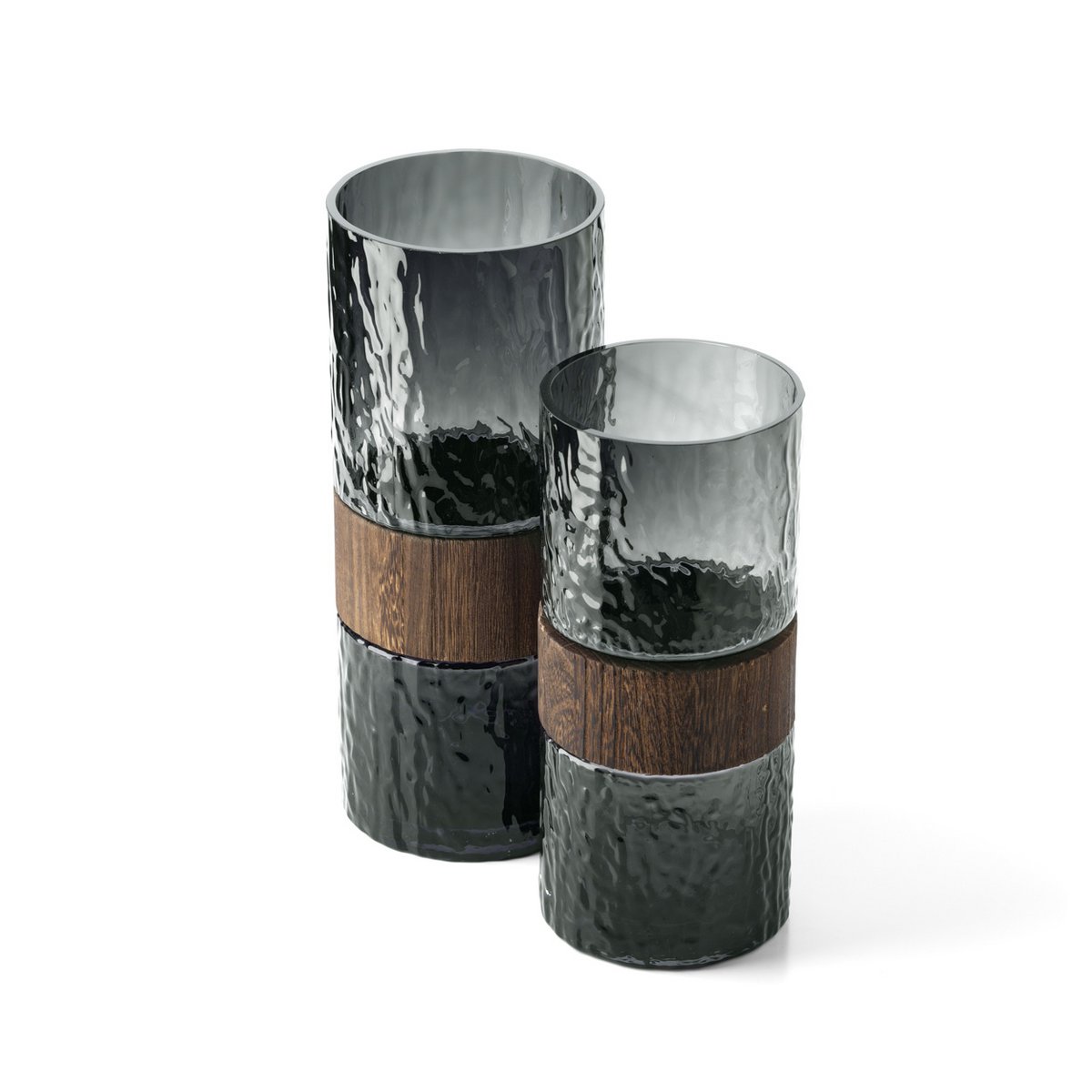 De Wood You Be Mine Vaas - Donkergrijs - L Bazar Bizar Living