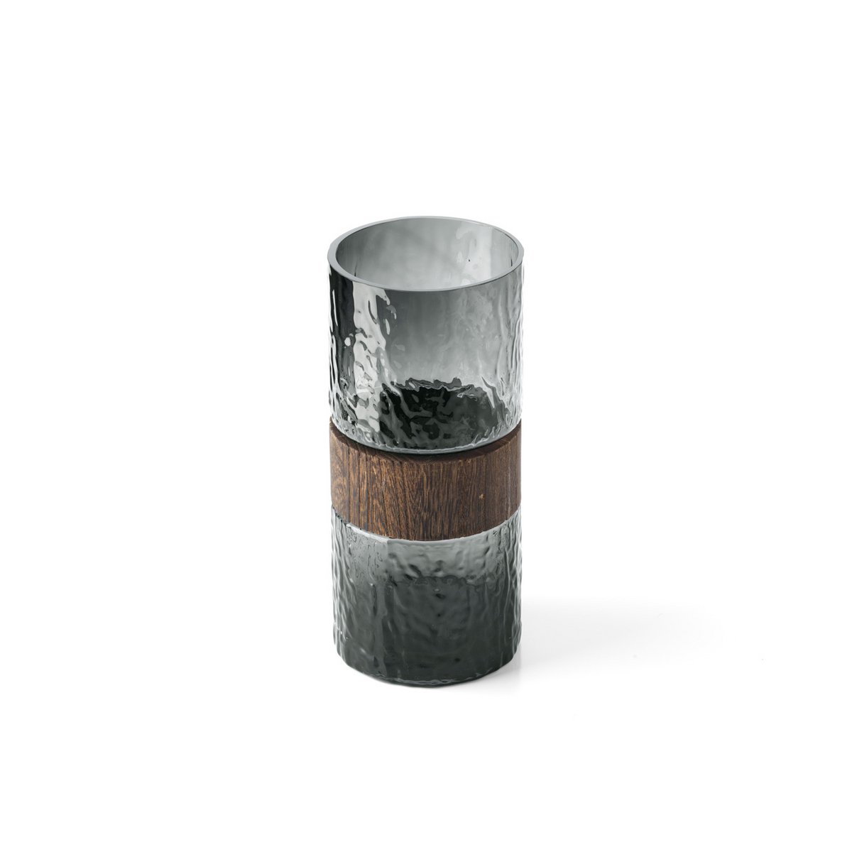 De Wood You Be Mine Vaas - Donkergrijs - M Bazar Bizar Living