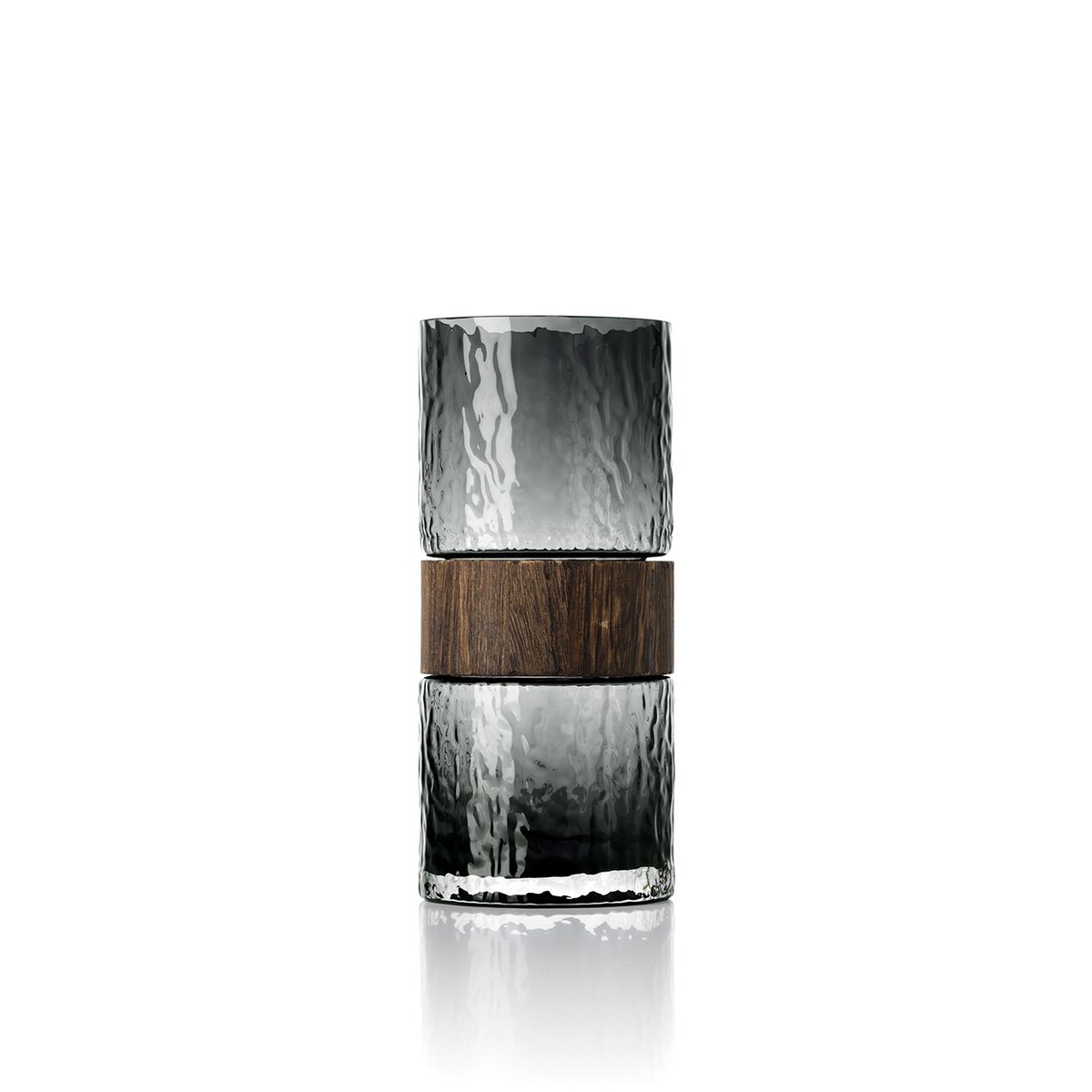 De Wood You Be Mine Vaas - Donkergrijs - M Bazar Bizar Living