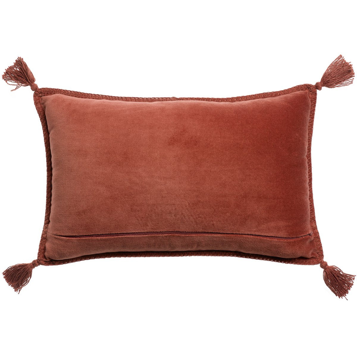 Dusko Siena geborduurd kussen 30 x 50 VIVARAISE