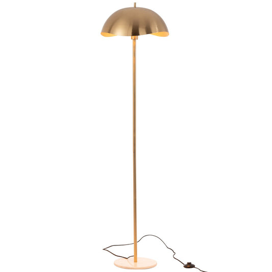 J-Line Floor Lamp Metal/Marble Gold