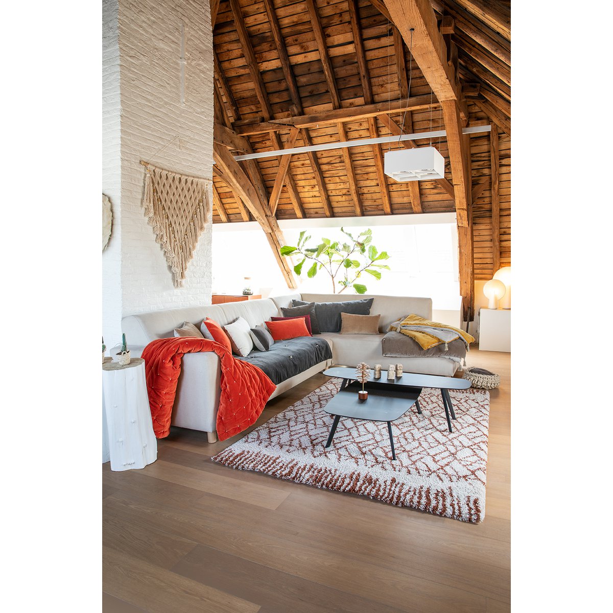 Effen kussen Elise Grège 30 x 50 VIVARAISE