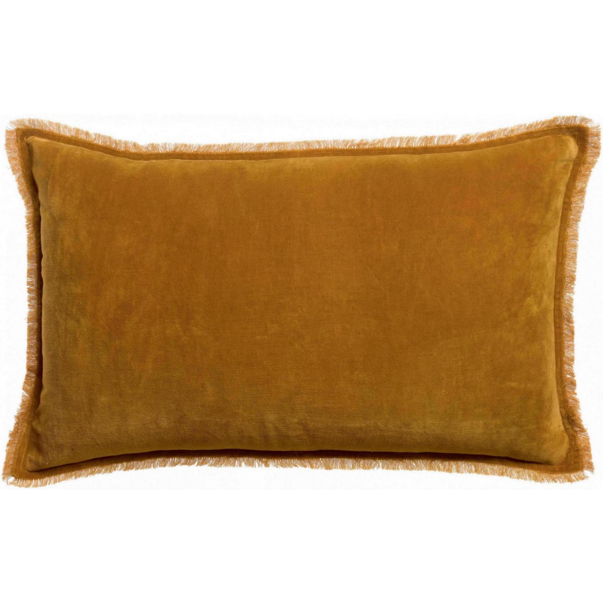 Effen kussen Fara Saffraan 40 x 65 VIVARAISE