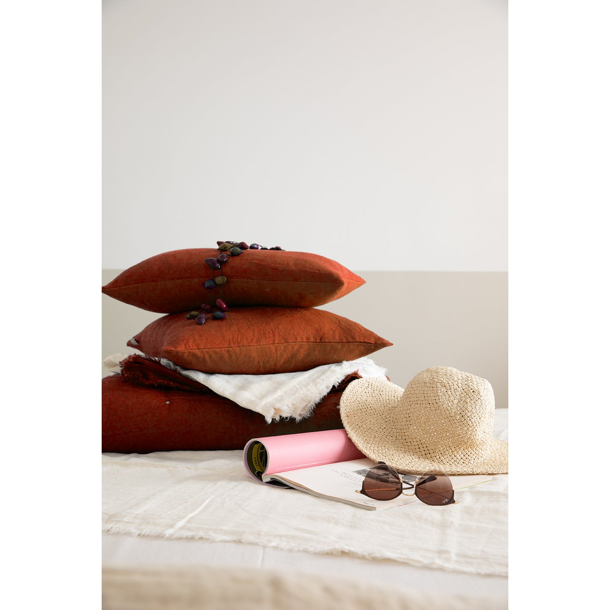 Effen kussen Zeff Rooibos 30 x 50 VIVARAISE