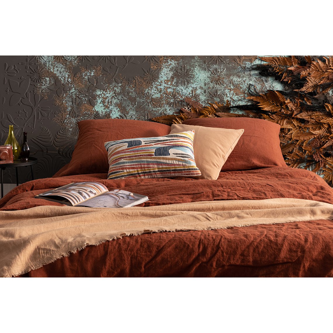 Effen kussen Zeff Rooibos 45 x 45 VIVARAISE