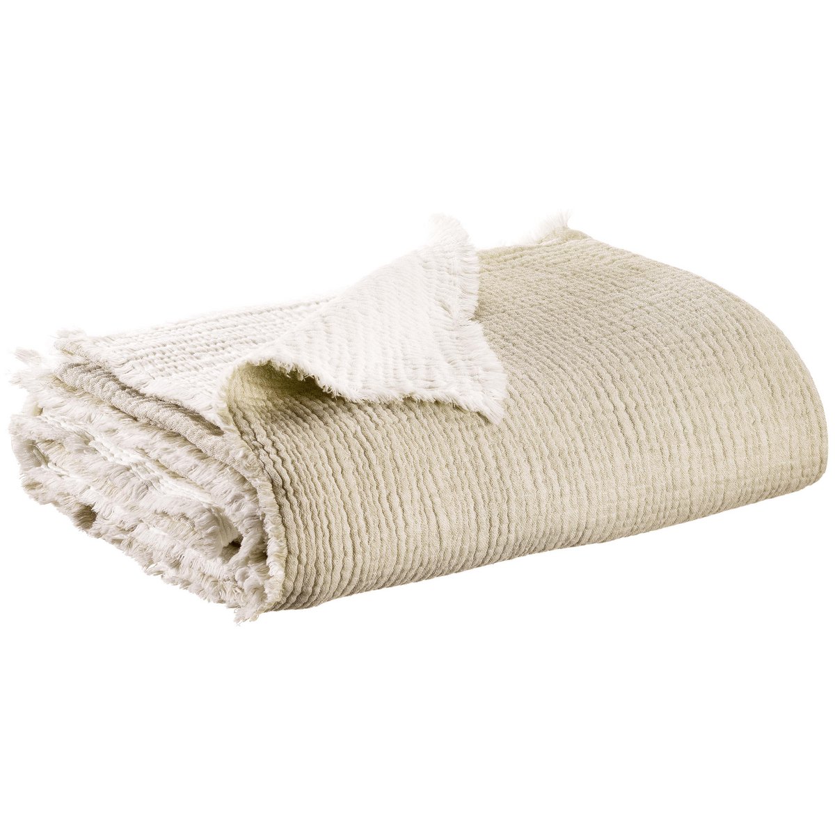 Emilio naturel plaid 240 x 260 VIVARAISE