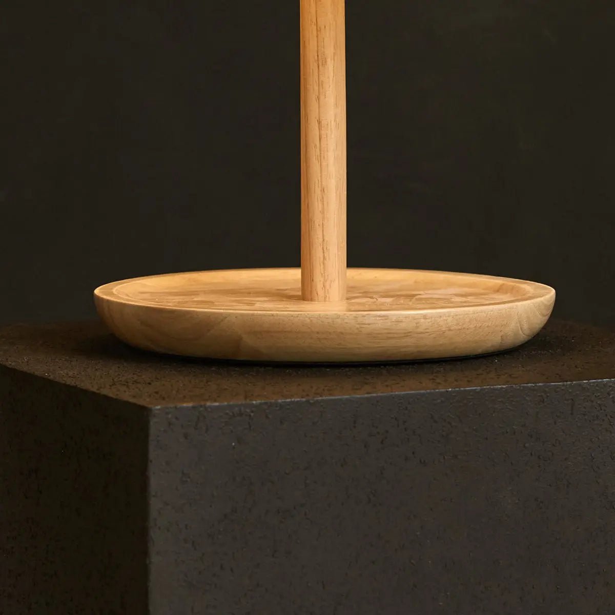 Emily lichtbruine houten lamp met kabel - handgemaakt duurzaam ontwerp voor thuis Tavellio - Amsterdam