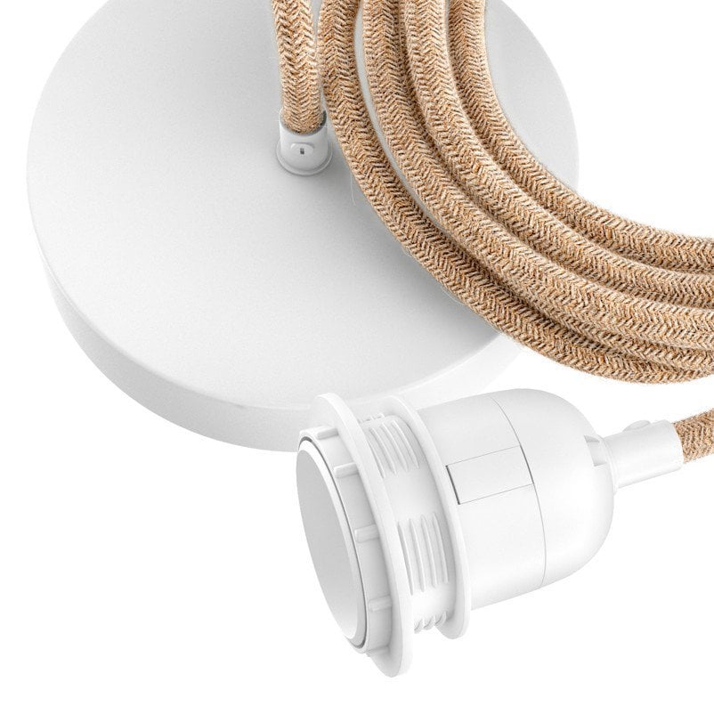 Fitting Lampen Plafond - Naturel Wit - 1 Fitting Bazar Bizar Living