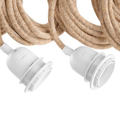 Fitting Lampen Plafond - Naturel Wit - 5 Fittingen Bazar Bizar Living